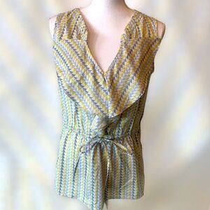 🎄Banana Republic Sleeveless Peplum Blouse